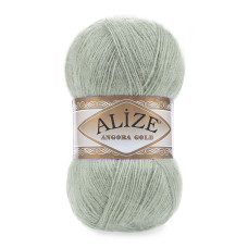 Farbe 515 mandelgrün - Alize Angora Gold Uni 100g
