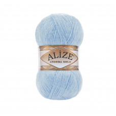 Farbe 953 hellblau- Alize Angora Gold Uni 100g