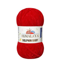 Farbe 80352 dunkelrot - Himalaya Dolphin Baby  100g