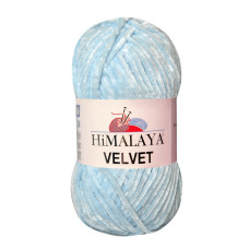 Farbe 90006 hellblau - Himalaya Velvet  100g - Chenille Garn