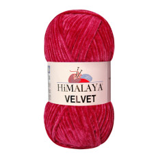 Farbe 90010 darkpink - Himalaya Velvet  100g - Chenille Garn
