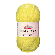 Farbe 90013 gelb - Himalaya Velvet  100g - Chenille Garn