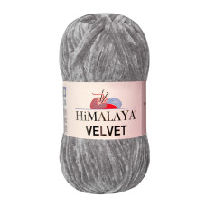Farbe 90020 mittelgrau - Himalaya Velvet  100g - Chenille Garn