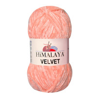 Farbe 90023 coral - Himalaya Velvet  100g - Chenille Garn