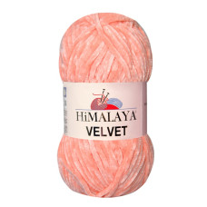 Farbe 90023 coral - Himalaya Velvet  100g - Chenille Garn