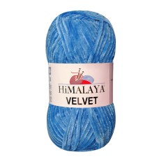 Farbe 90027 blau - Himalaya Velvet  100g - Chenille Garn