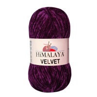 Farbe 90028 lila - Himalaya Velvet  100g - Chenille Garn