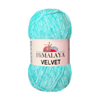 Farbe 90035 aqua - Himalaya Velvet  100g - Chenille Garn