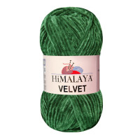 Farbe 90060 grün - Himalaya Velvet  100g - Chenille Garn