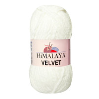 Farbe 90063 creme - Himalaya Velvet  100g - Chenille Garn
