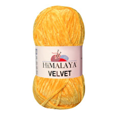 Farbe 90068 sonnengelb - Himalaya Velvet  100g - Chenille Garn