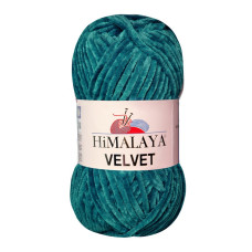 Farbe 90081 petrol - Himalaya Velvet 100g - Chenille Garn