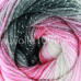 555-21 - Papatya Batik Silver - weiß-grau-rosa 100g