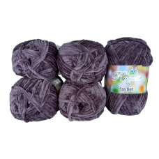 Rozetti ECO Soft / Chenille - 5er Pack - Anthrazit - Sonderposten