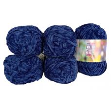 Rozetti ECO Soft / Chenille - 5er Pack - MARINE - Sonderposten