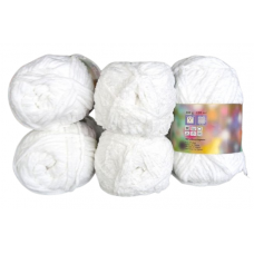 Rozetti ECO Soft / Chenille - 5er Pack - WEISS - Sonderposten